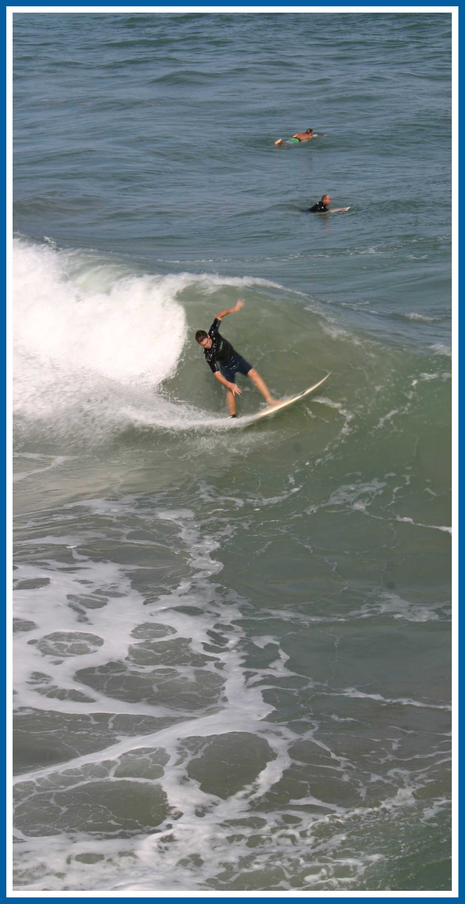 Juno Beach Surfing in January