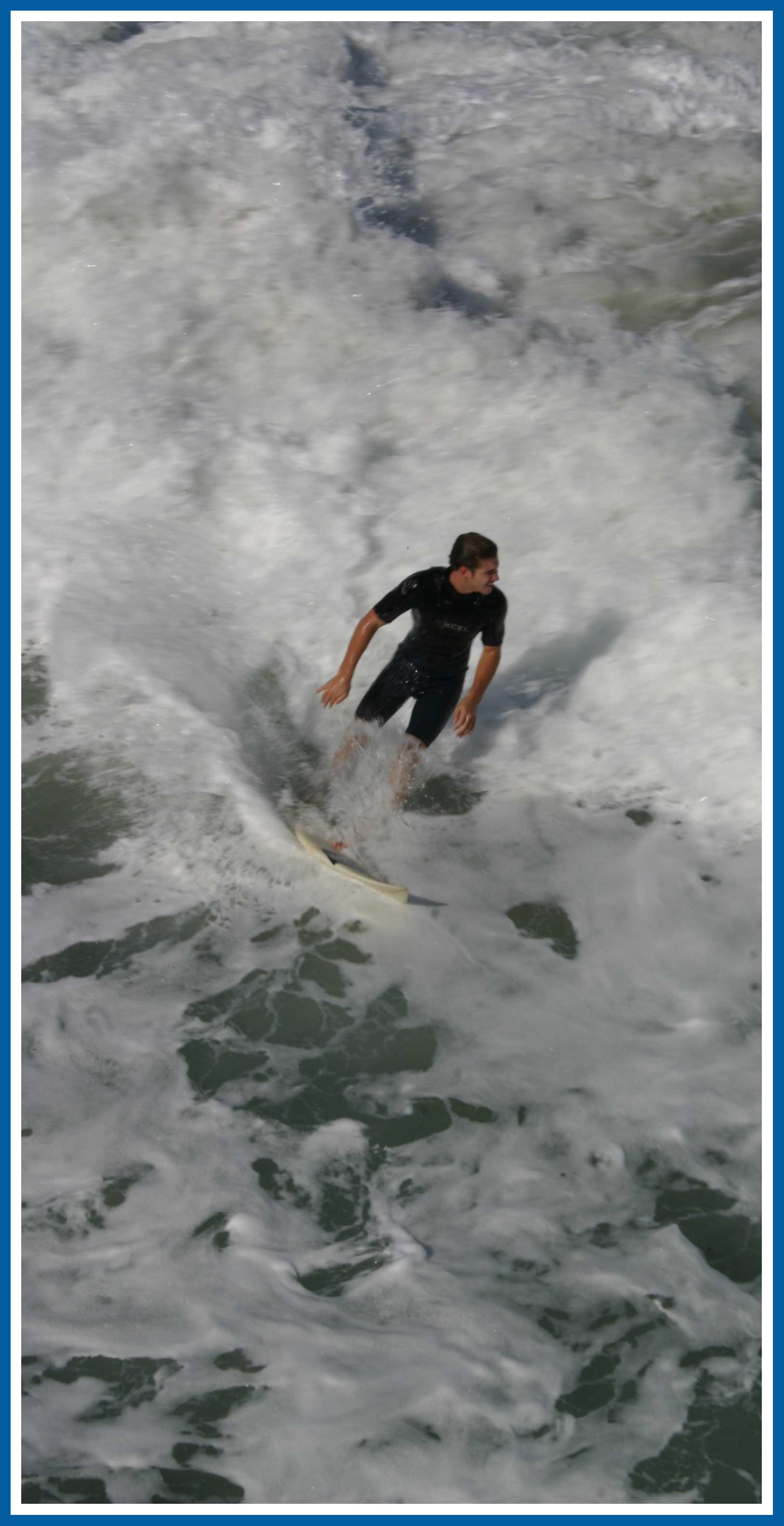Juno Beach Pier Surfing in January