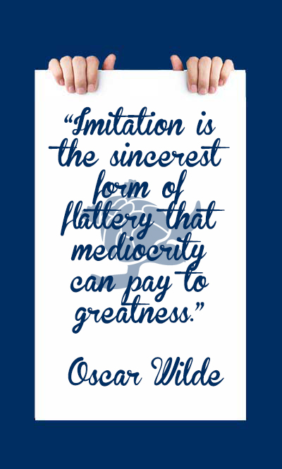 imitation quote by oscar wilde imitation is the sincerest form of flattery quote