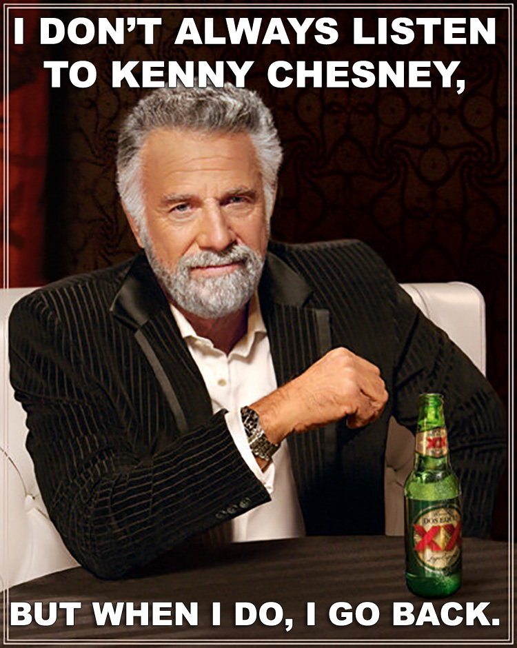 kenny chesney i go back meme