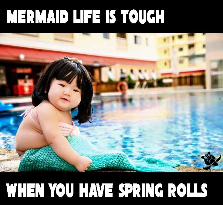 mermaid life humor