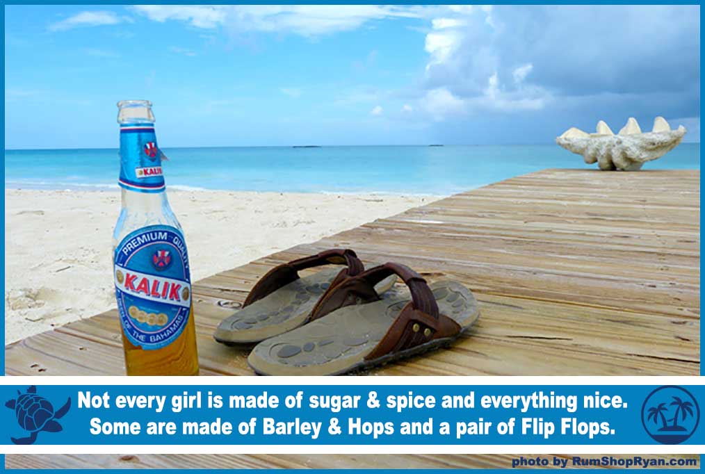 barley & Hops and a pair of flip flops