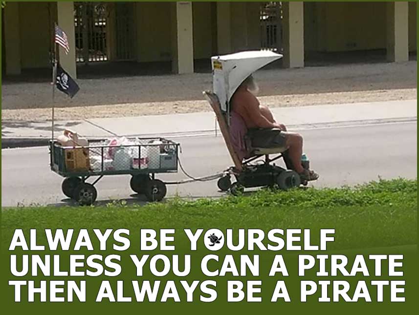 Always be a pirate meme